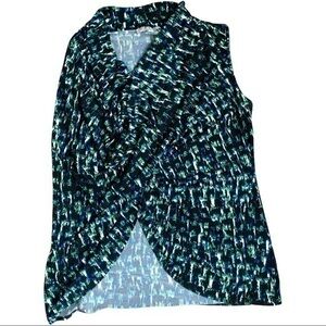 Chaus New York size Medium soft silky wrap around and sewn together see style